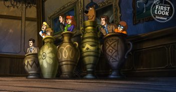 SCOOBYNATURAL :: Vem conferir o primeiro trailer do episódio que une Supernatural e Scooby-Doo Supernatural -"ScoobyNatural" Pictured (L-R): Castiel, Fred, Shaggy, Dean, Daphne, Scooby Doo, Sam and Velma --
